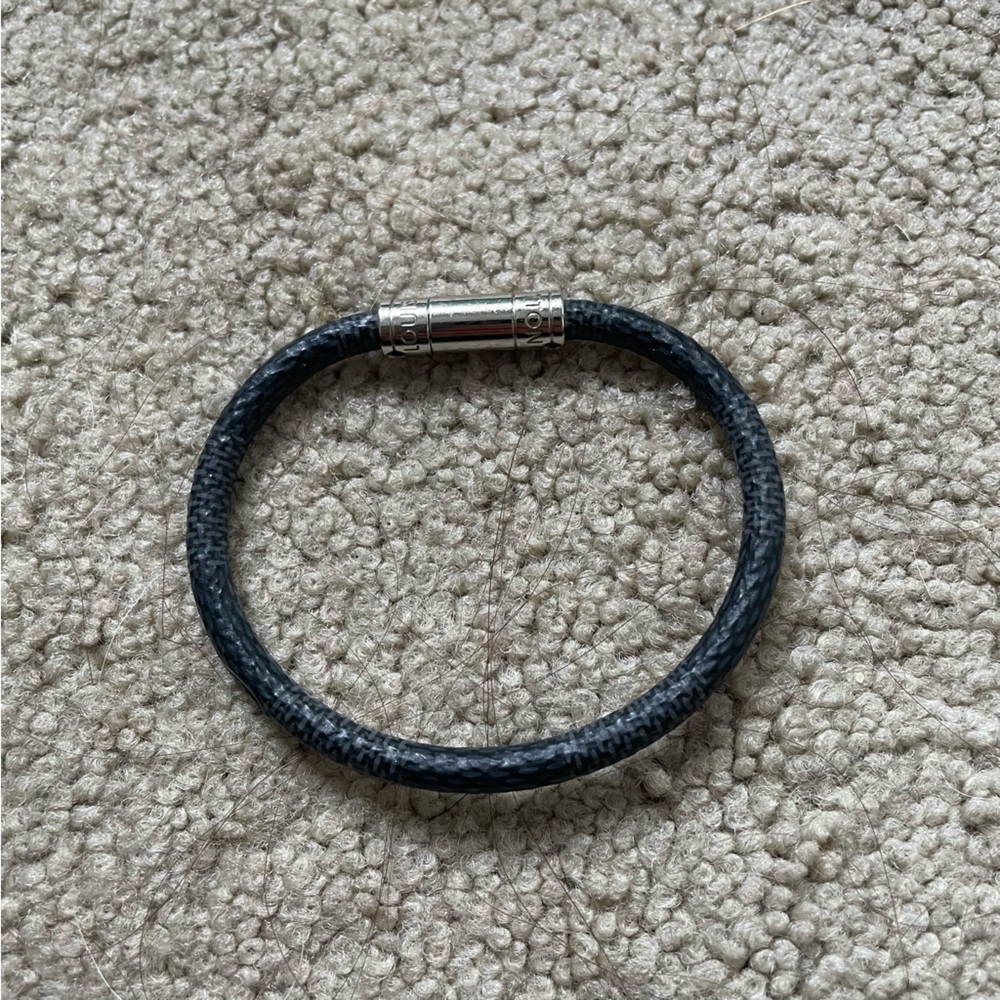 louis vuitton leather bracelet